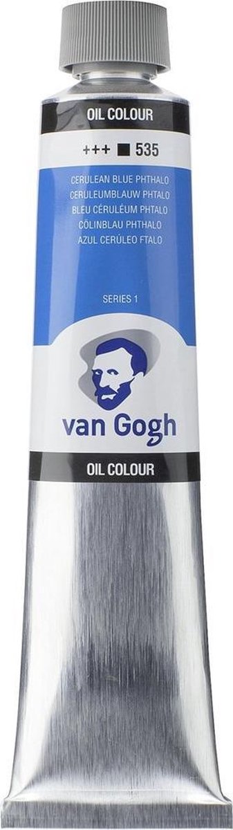 Van gogh olieverf tube 200 ml ceruleumblauw (phtalo) 535