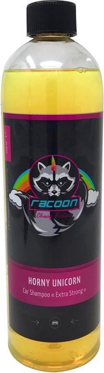Racoon autoshampoo horny unicorn 1 liter oranje
