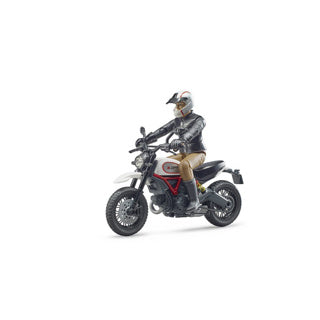 Afbeelding laden in galerijviewer, Bruder - ducati desert-motorfiets - met bestuurder
