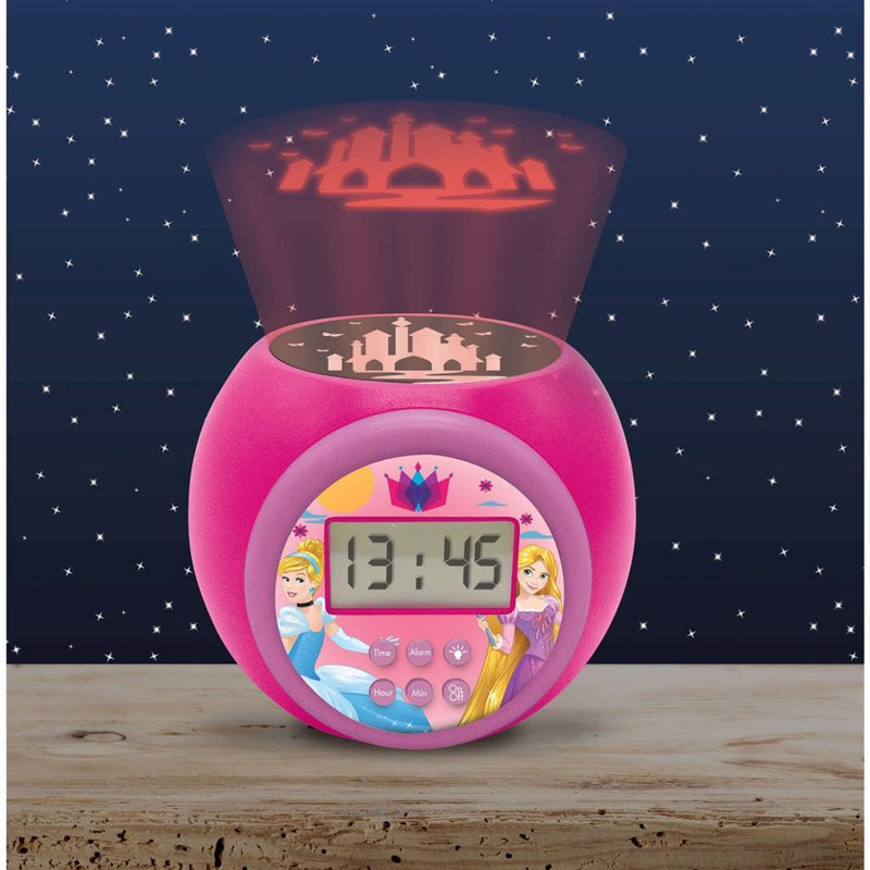 Load image into Gallery viewer, Disney Princess Projector Wekker Roze
