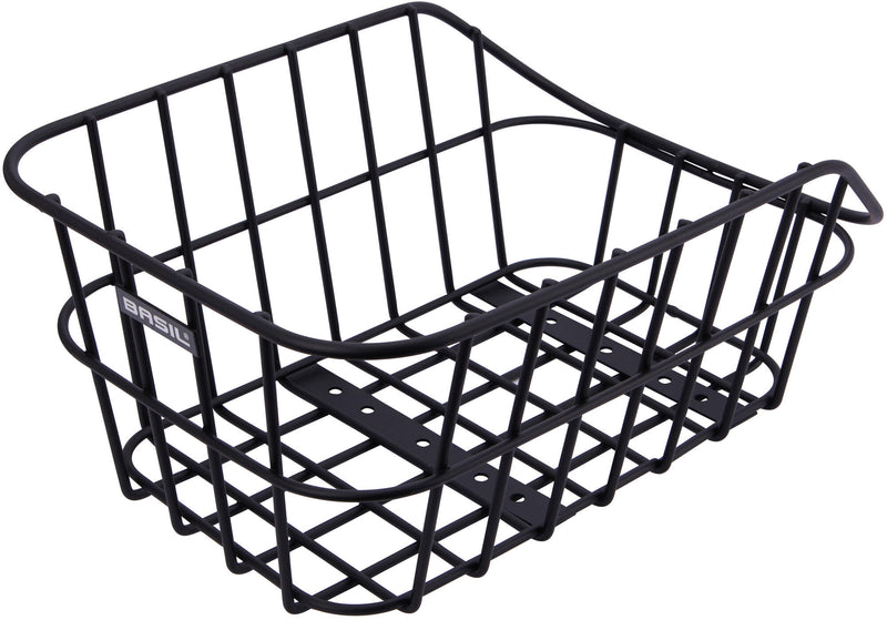 Load image into Gallery viewer, Basil Cento Alu - fietsmand - achterop - zwart
