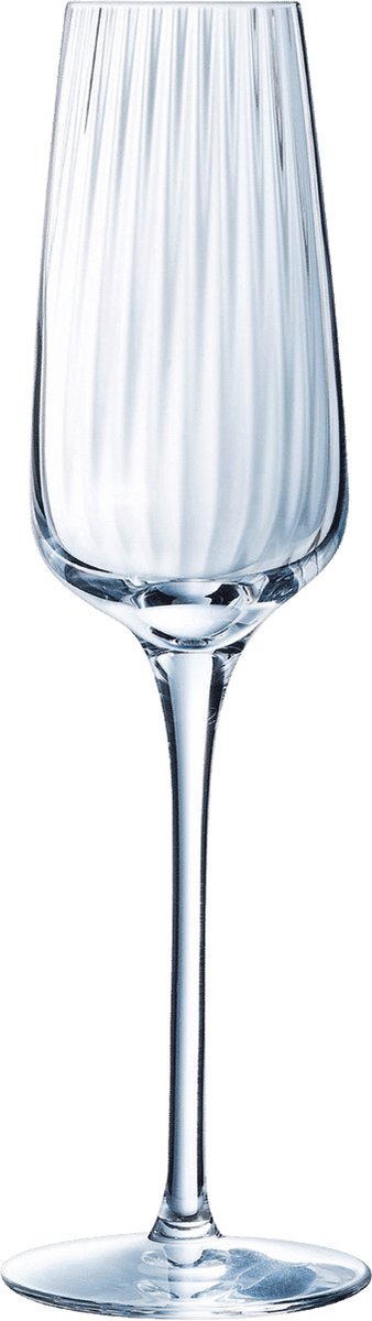 Chef sommelier chef sommelier symetrie - champagneglas - 21cl - set-6