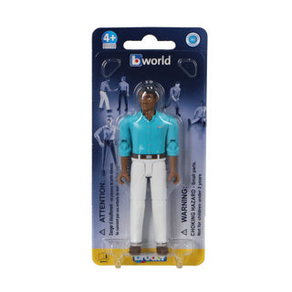 Bruder bworld figuur man witte broek | 2 stuks