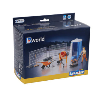 Bruder bworld - bouwset - betonmolen en dixie
