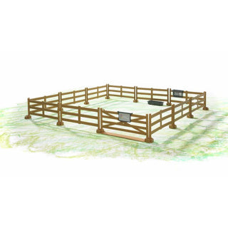 Bruder paardenhekken bruin