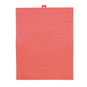 Darice • plastic stramien 26x34cm kerstrood mesh:7
