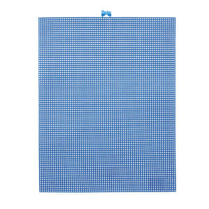 Darice • plastic stramien 26x34cm donkerblauw mesh:7
