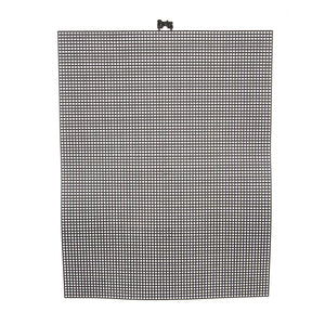 Darice • plastic stramien 26x34cm delfts zwart mesh:7