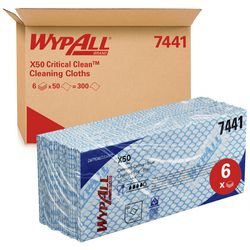 Poetsdoeken kimberly clark wypall recyclebaar blauw