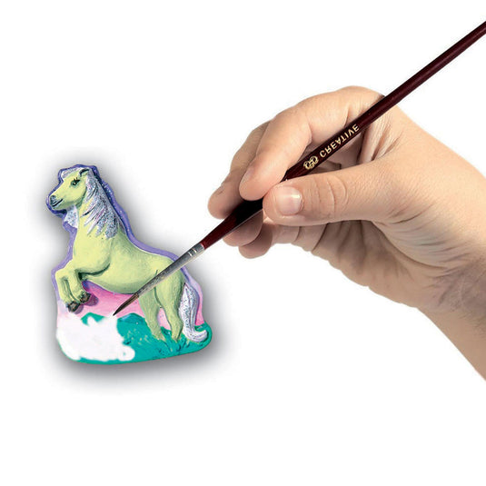 Ses gips gieten en schilderen - paarden