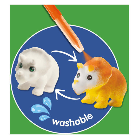 Ses blow airbrush pens - dinosaurussen, 3st.