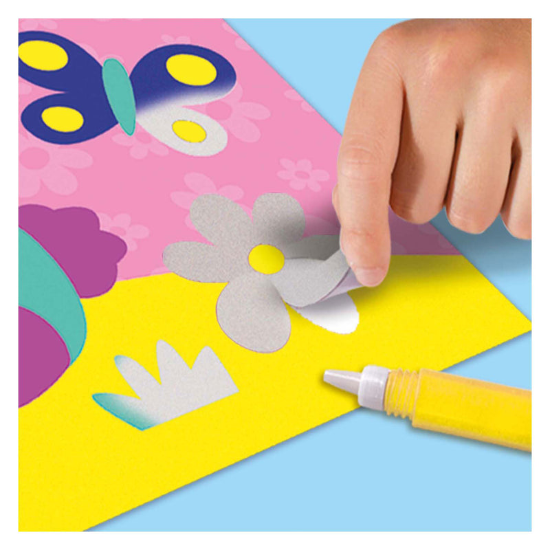 Load image into Gallery viewer, Ses gekleurde zandkunst - bosdieren
