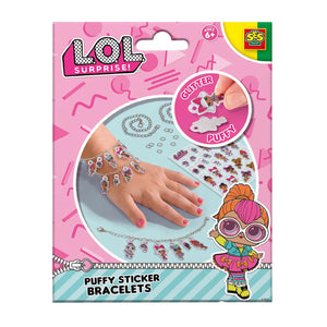 Ses l.o.l. puffy sticker armbanden
