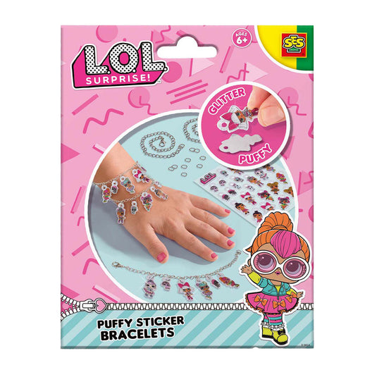 Ses l.o.l. puffy sticker armbanden