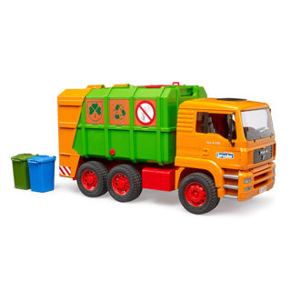 Load image into Gallery viewer, Vrachtwagen man vuilniswagen 50 jaar bruder
