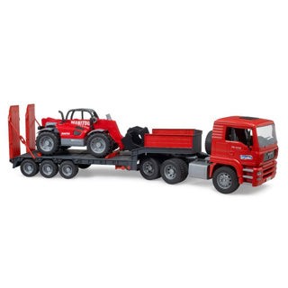 Bruder man tga vrachtwagen met manitou mlt 633