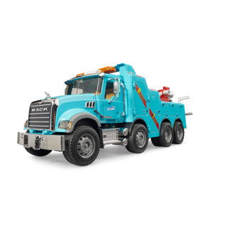 Bruder vrachtwagen mack granite bergings- en sleepwagen met licht en geluid