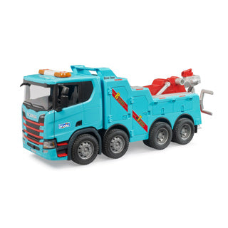Load image into Gallery viewer, Vrachtwagen scania super 560r bergings- en sleepwagen met licht en geluid
