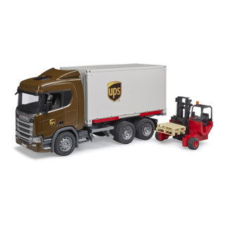 Afbeelding laden in galerijviewer, Bruder vrachtwagen scania 560r ups met lift
