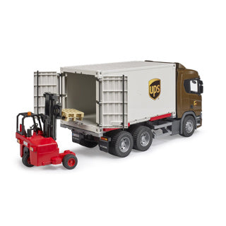 Afbeelding laden in galerijviewer, Bruder vrachtwagen scania 560r ups met lift
