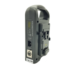 Rolux dubbele acculader rl-2ks voor v-mount accu