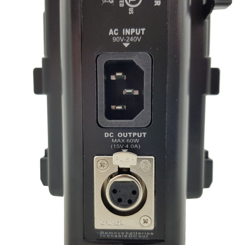 Load image into Gallery viewer, Rolux dubbele acculader rl-2ks voor v-mount accu
