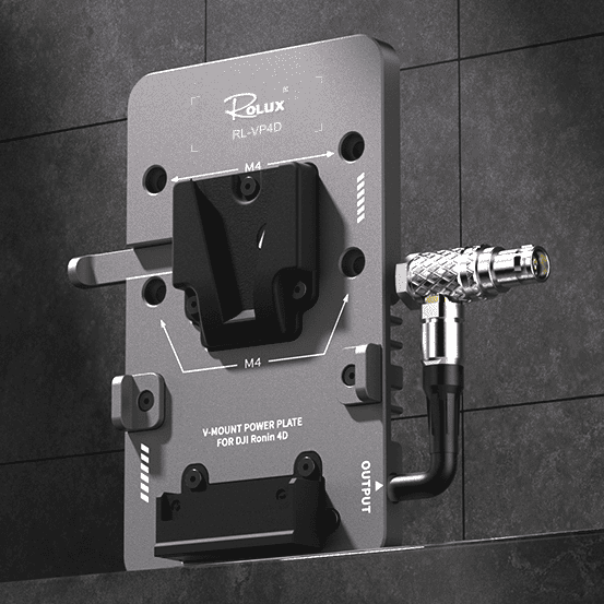 Load image into Gallery viewer, Rolux v-mount battery plate rl-vp4d voor dji ronin 4d
