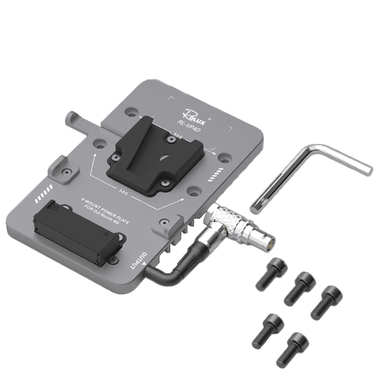Rolux v-mount battery plate rl-vp4d voor dji ronin 4d