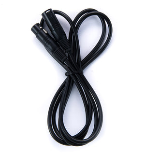 Rolux 4-pins xlr female met 4 pins male connector rl-c7