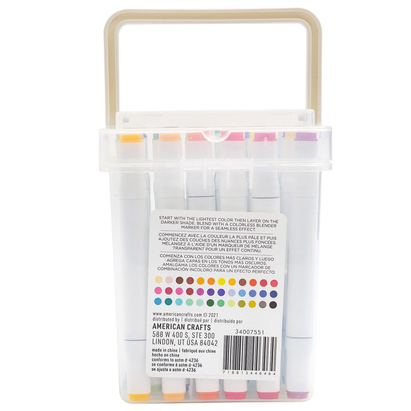 ギャラリービューアに画像をロードする, American crafts • sketch markers dual tip value pack
