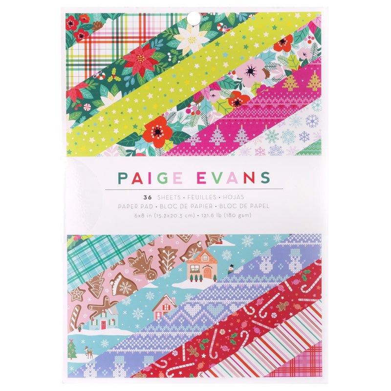 Load image into Gallery viewer, American crafts • sugarplum wishes paper pad 20,32x15,24cm
