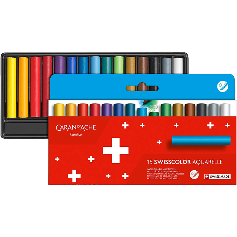 Afbeelding laden in galerijviewer, Https: www.cchobby.nl caran-d-ache-neocolor-ii-junior-l-5-cm-dikte-8-5-mm-diverse-kleuren-15-stuk-1-doos
