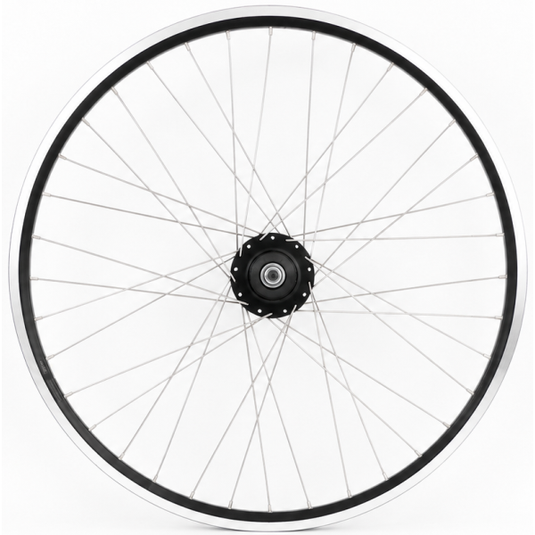 Shimano achterwiel 28 inch zac2000 met nexus 5 rollerbrake - zwart geslepen