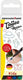 Eberhard faber tattoo stiften - kids - 4 stuks - rood, groen, blauw, zwart - ef-559504