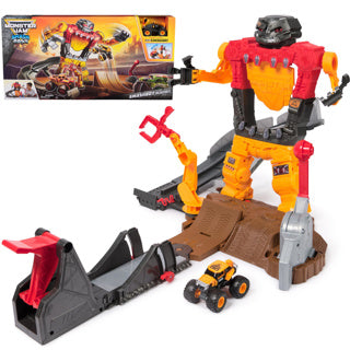 Afbeelding laden in galerijviewer, Monster jam spin master 1:64 smash bash speelset monstertruck.
