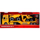 Rapid wheels autotransporter + 2 bouwvoertuigen + licht en geluid