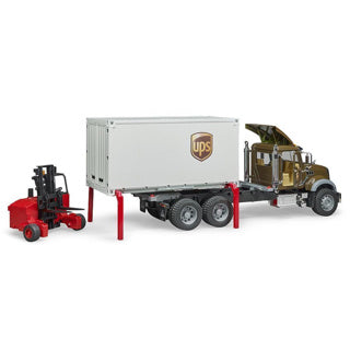 Bruder 2828 mack granite ups met vorkheftruck