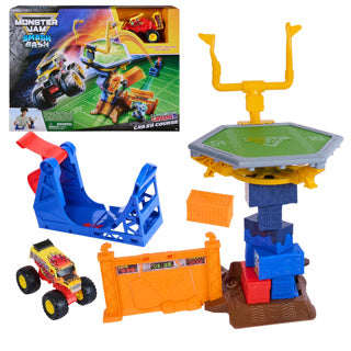 Afbeelding laden in galerijviewer, Monster jam spin master speelgoed crash course set met monstertruck 1:64.
