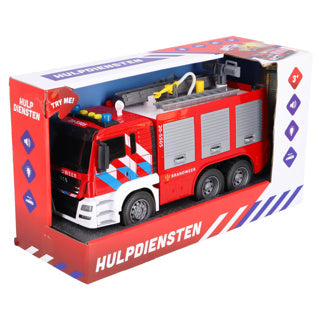 Load image into Gallery viewer, Rapid wheels auto brandweer met licht en geluid
