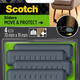 3m 1070687 - scotch® move protect sliderszelfklevend grijs, 70 mmx19 mm | 5 stuks