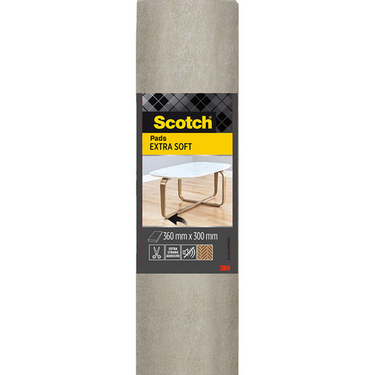 3m 1070688 - scotch extra zachte vilt beige300 mm x 360 mm | 3 stuks