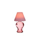 Ideas 4 seasons glas lamp amber voor theelichtje ã˜9 h.16 cm zacht roze