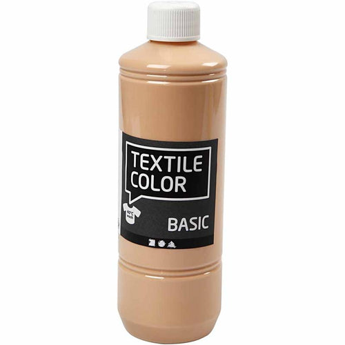 Creativ company textielkleur, licht beige, 500 ml 1 fles