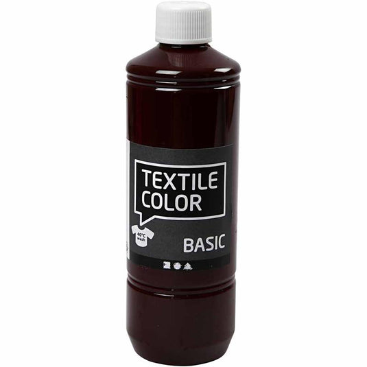 Creativ company textielkleur, aubergine, 500 ml 1 fles