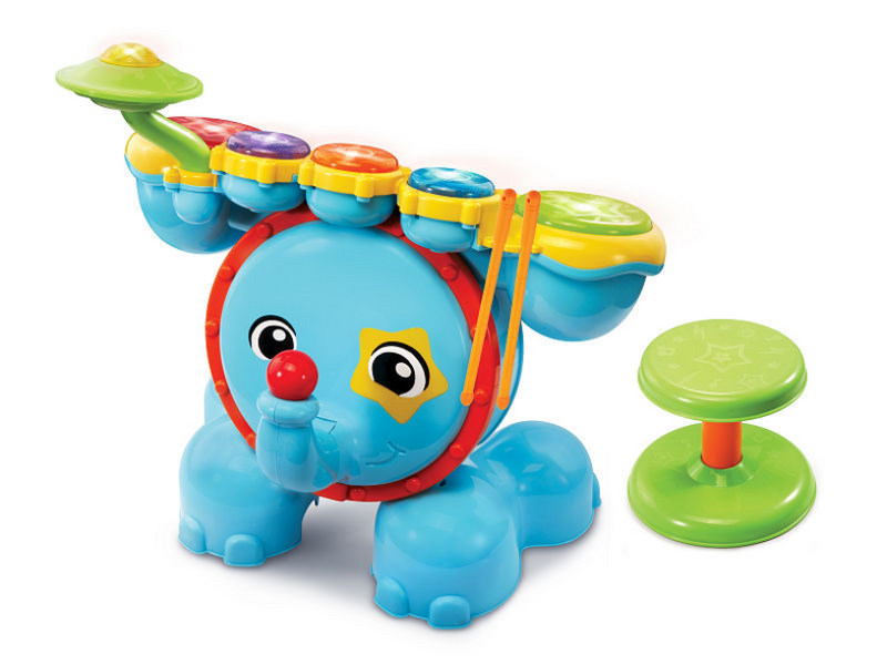 ギャラリービューアに画像をロードする, Vtech rock leer drumstel - educatief baby speelgoed - geluid en spelletjes - baby muziek instrument
