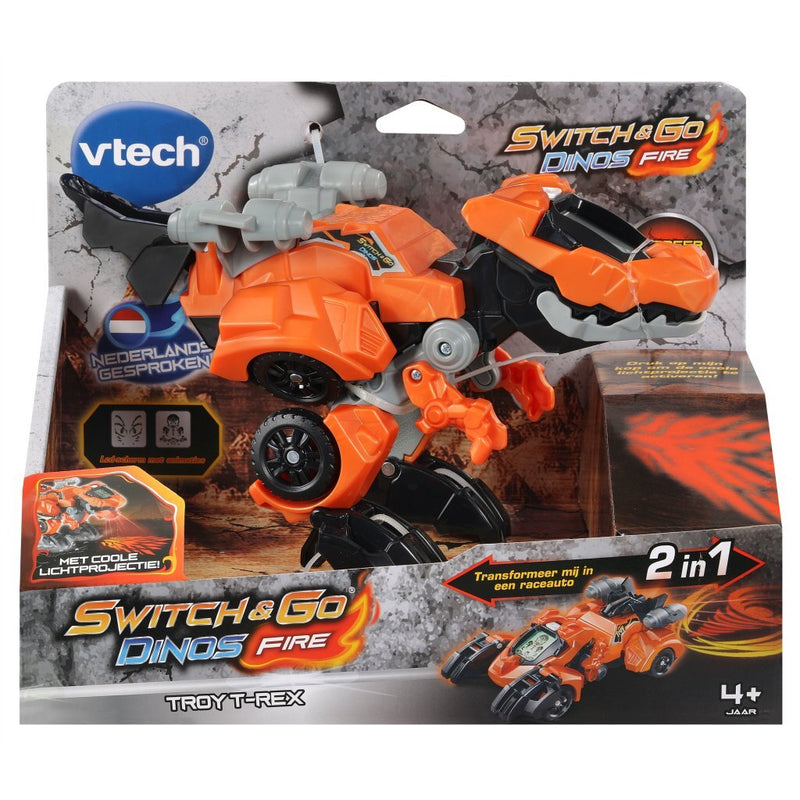 Load image into Gallery viewer, VTech Switch Go Dino's Fire Troy T-Rex

