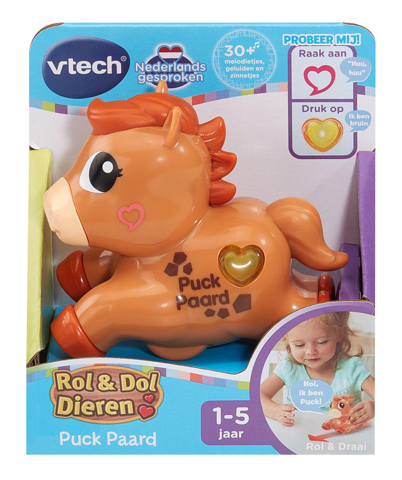 Load image into Gallery viewer, Vtech rol dol dieren puck paard
