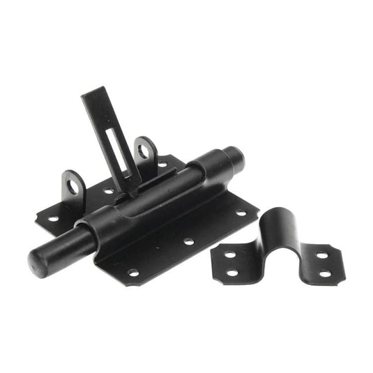 Mack 1069135 - hangslotgrendel zwart 100 mm | 5 stuks