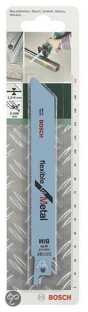 Bosch - reciprozaagblad bimetaal, s 922 ef flexible for metal