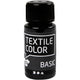 Creativ company textile color semi-dekkende textielverf - zwart, 50ml